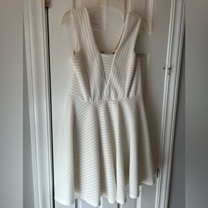Anthropologie classic summer white dress